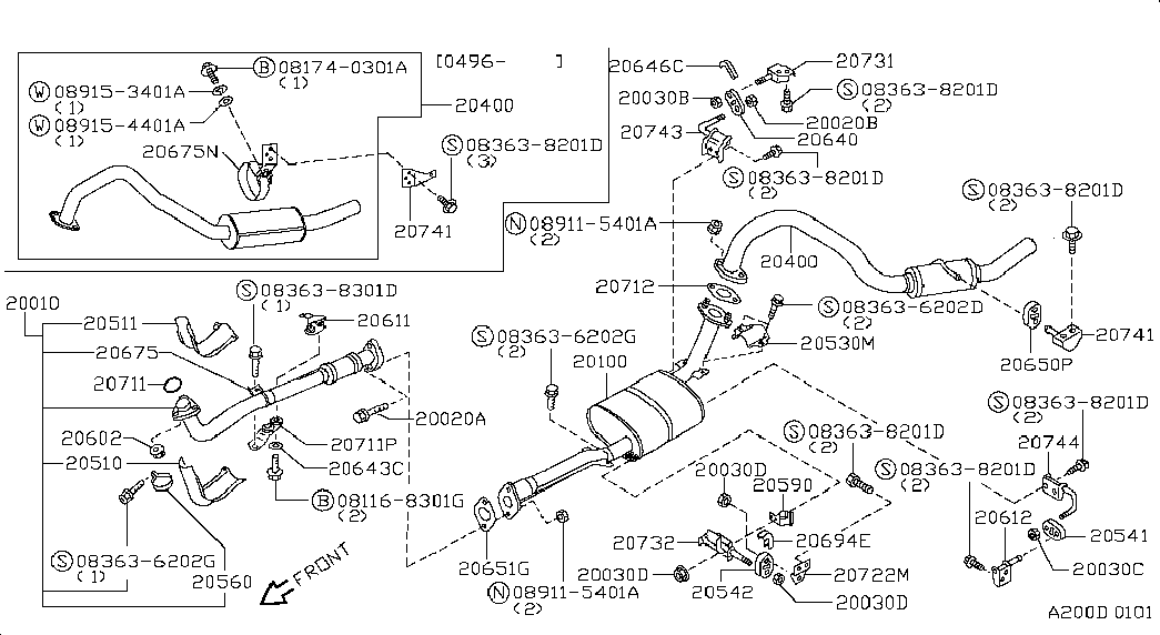 NISSAN 08116-8301G - Βίδα parts5.com