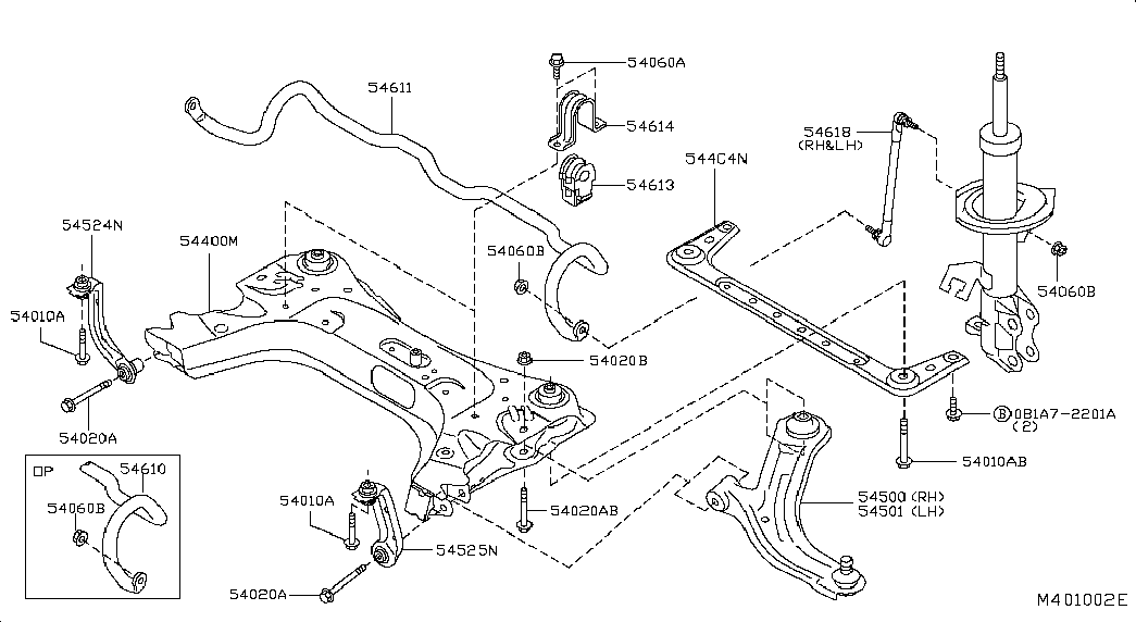 NISSAN 54500-JX31A - Brat, suspensie roata parts5.com