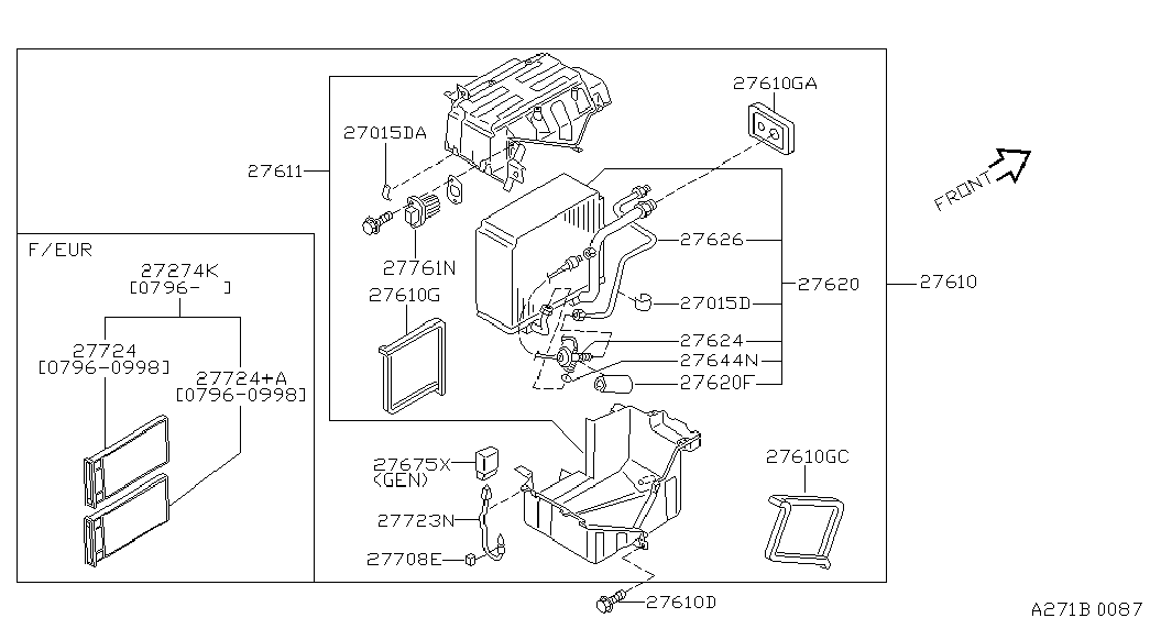 NISSAN 2776170T00 - Αντίσταση, βεντιλατέρ εσωτ. χώρου parts5.com