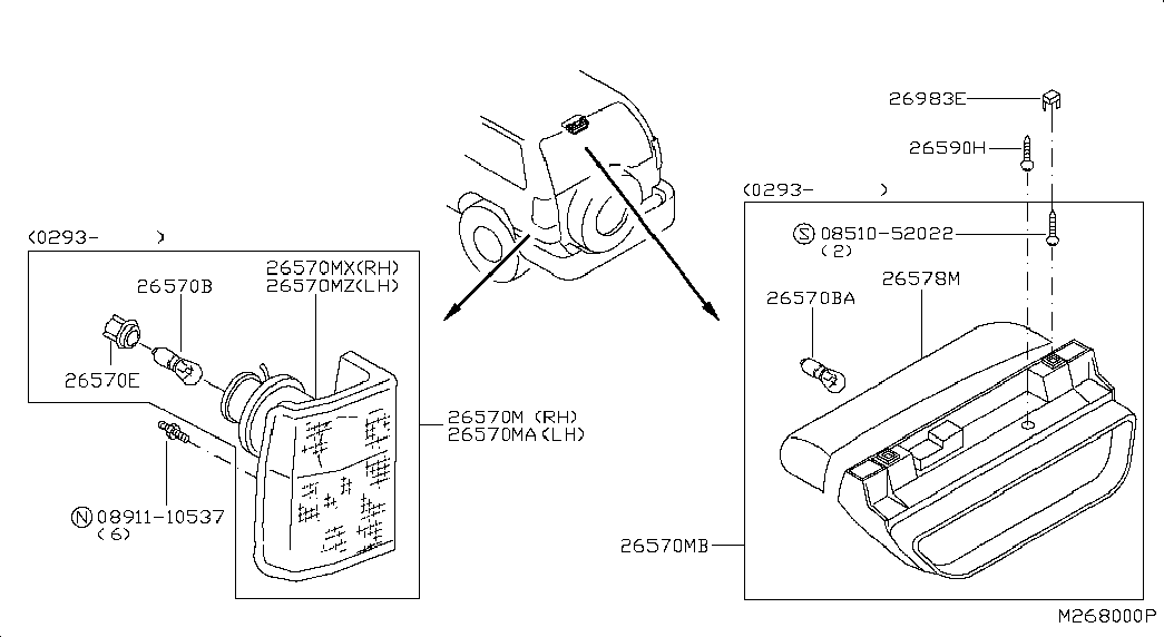 NISSAN 26717-0F010 - Żiarovka pre osvetlenie prístrojového panelu parts5.com