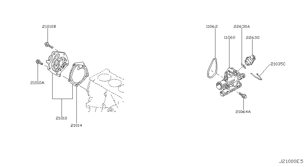 Infiniti 22630-BN702 - Czujnik, temperatura płynu chłodzącego parts5.com