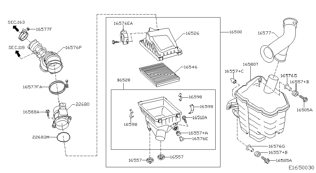 NISSAN 22680-AW300 - Ilmamassamittari parts5.com