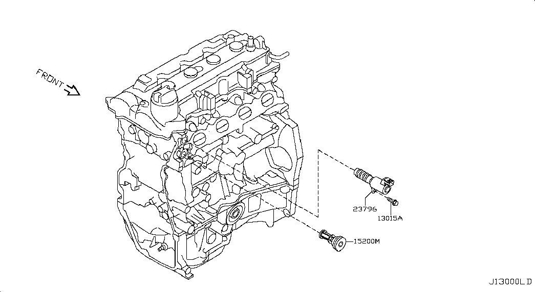 NISSAN 15200ED00A - Öljynsuodatin parts5.com