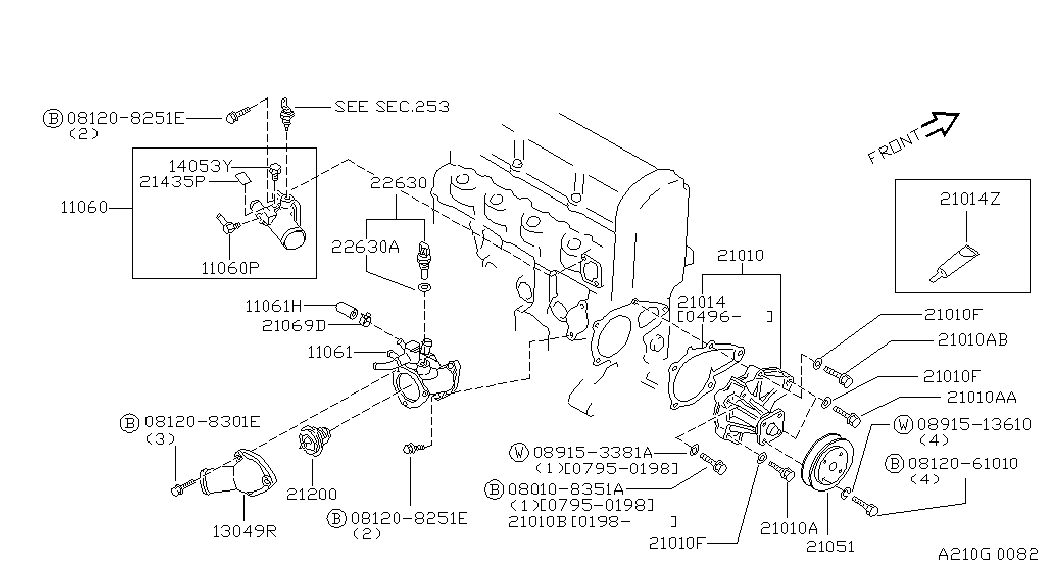 TOYOTA 21200-57J00 - Thermostat, Kühlmittel parts5.com