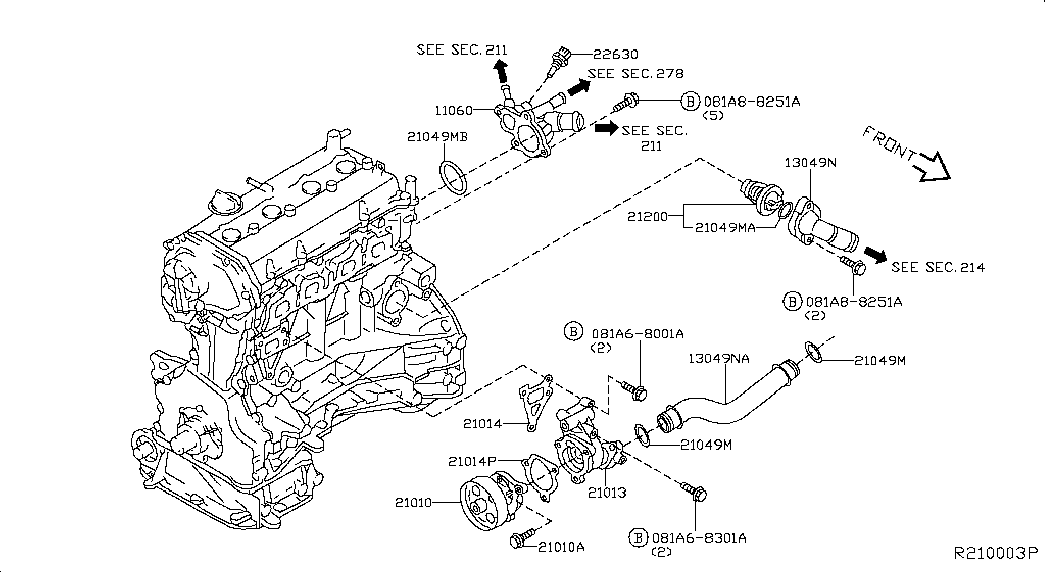 RENAULT 21 20 06N 210 - Termostat,lichid racire parts5.com