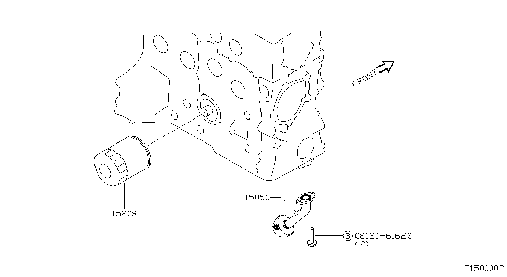 Infiniti 152089F600 - Olajszűrő parts5.com