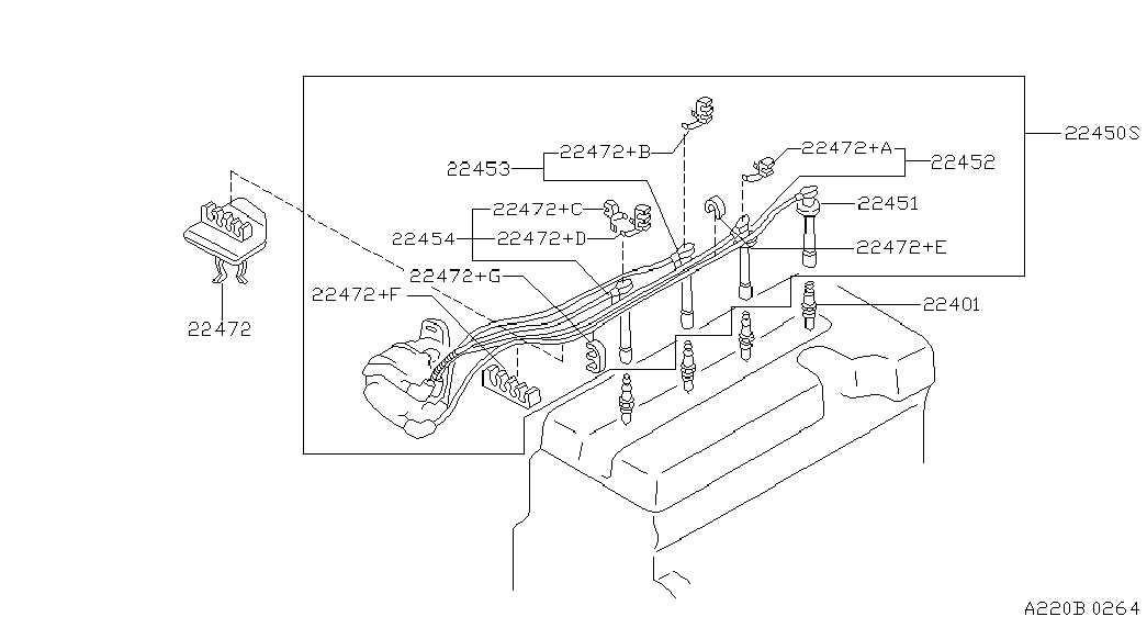 NISSAN 22401-2J200 - Spark Plug parts5.com