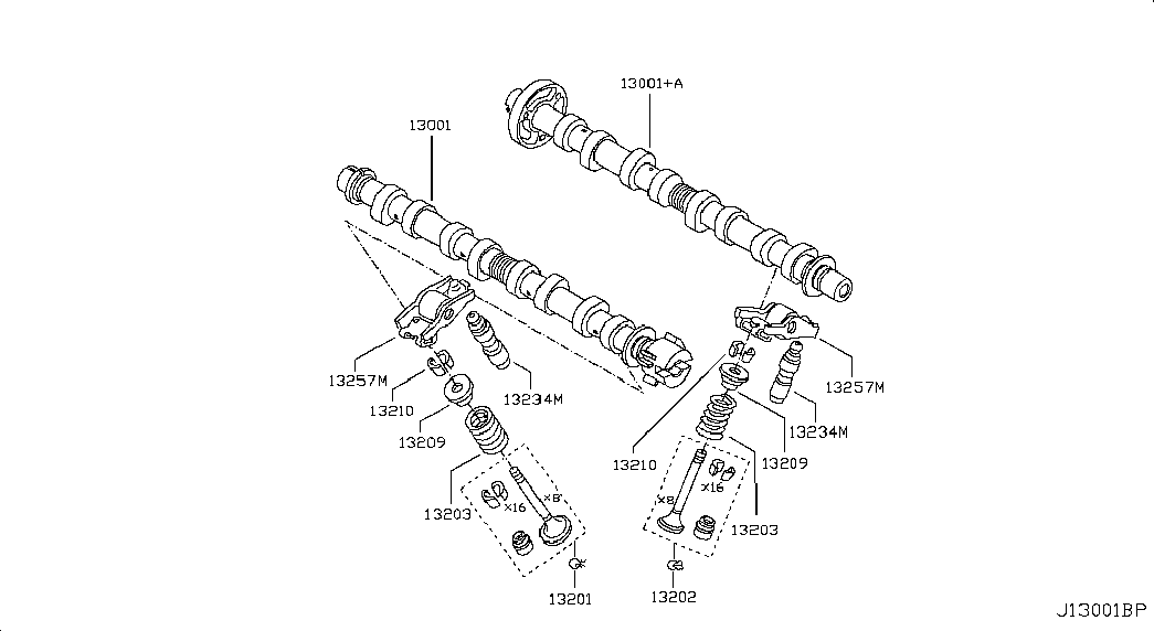 NISSAN 13234-00Q0A - Empujador de válvula parts5.com