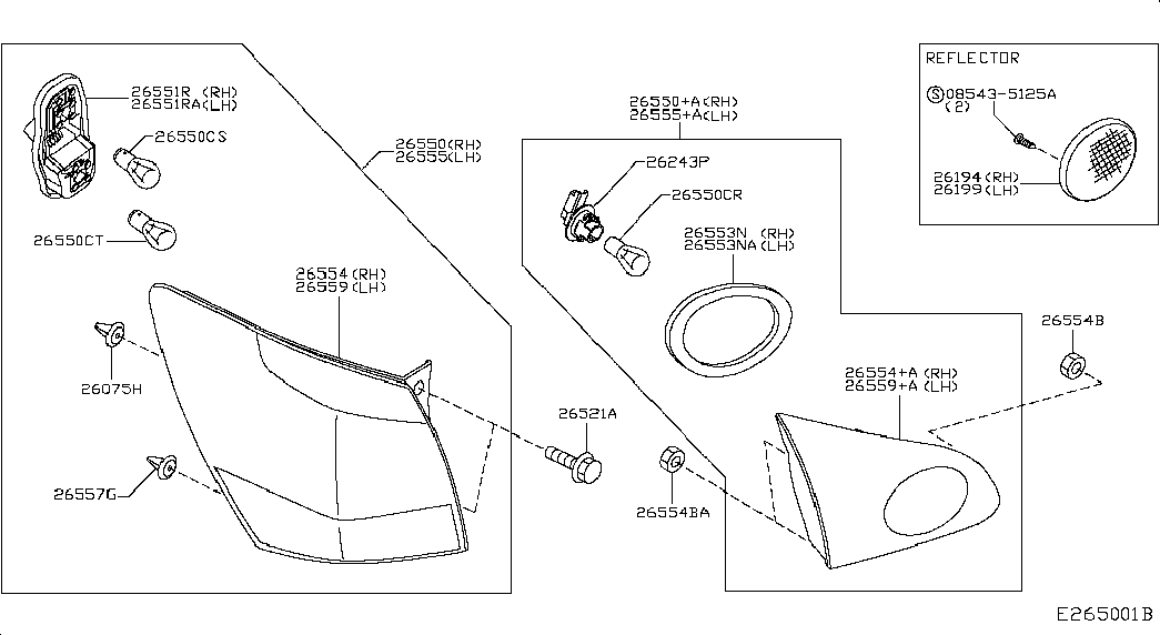 NISSAN 267175F007 - Sijalica, migavac parts5.com