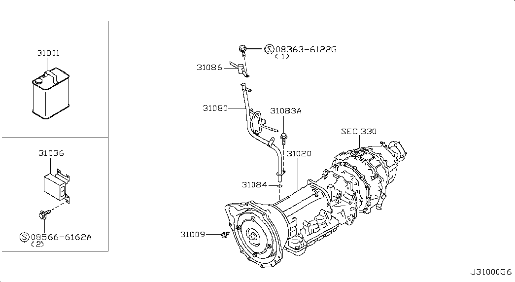 NISSAN KLE2300002 - Automatic Transmission Oil parts5.com