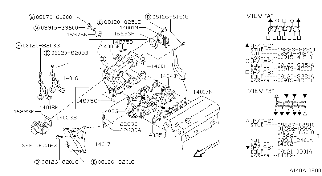 NISSAN 22630-51E00 - Датчик, температура на охладителната течност parts5.com