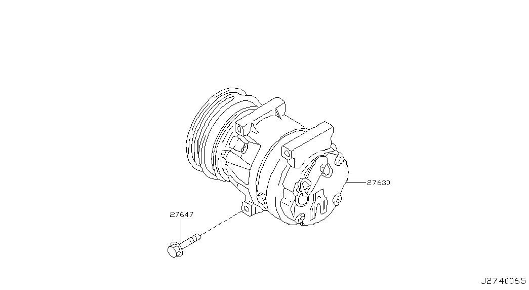 NISSAN 92600-BN701 - Kompresszor, klíma parts5.com