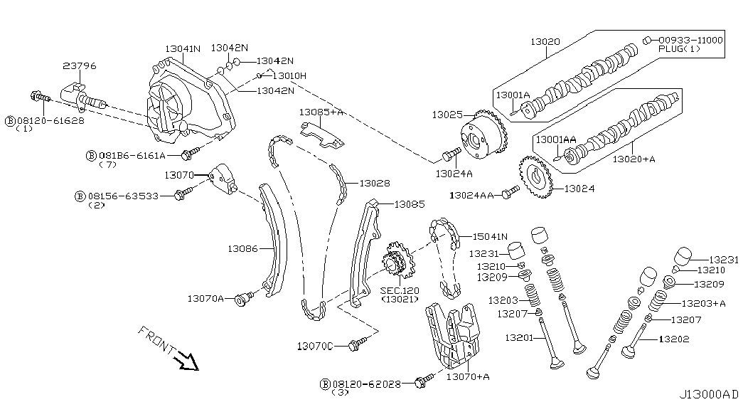 NISSAN 130426N200 - Tömítőgyűrű, olajleeresztő csavar parts5.com