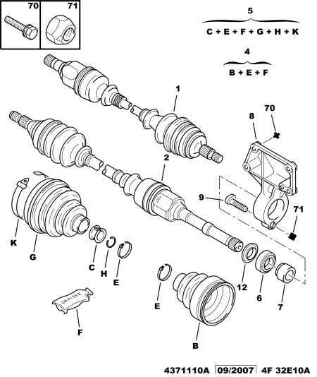 CITROËN 3272.CN - Приводной вал parts5.com