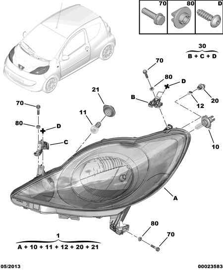 CITROËN 6372.33 - Hõõgpirn, Suunatuli parts5.com