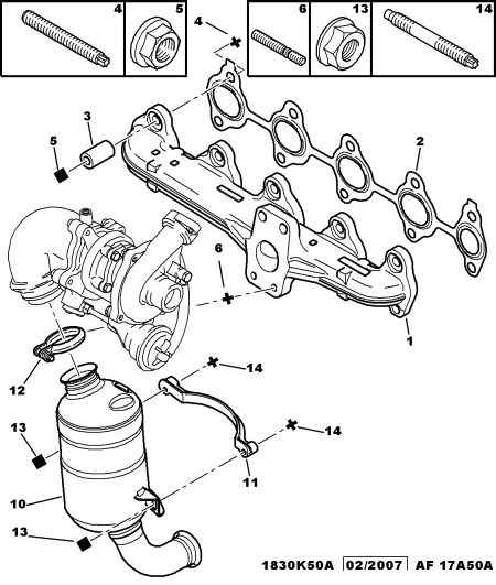 CITROËN 1713 66 - Соединительные элементы, система выпуска parts5.com