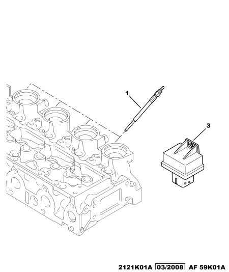 PEUGEOT 5960 78 - Świeca żarowa parts5.com