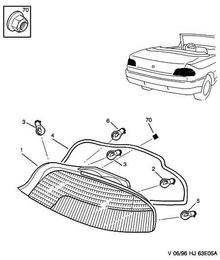 PEUGEOT 6216.A4 - Bec, lampa frana parts5.com