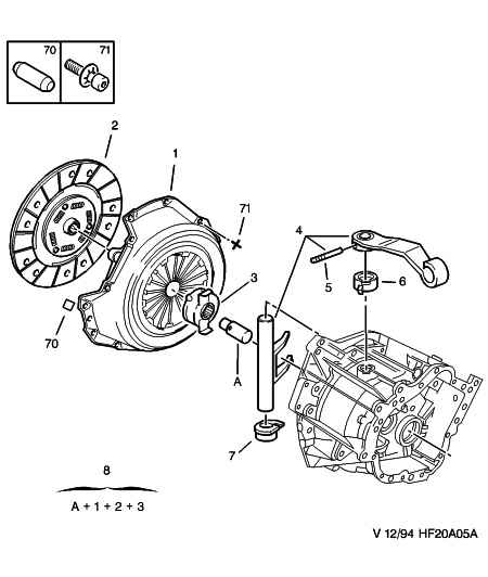 CITROËN 2041.67 - Rulment de presiune parts5.com