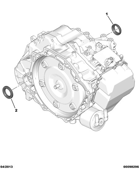 CITROËN/PEUGEOT 3121.63 - Wellendichtring, Differential parts5.com