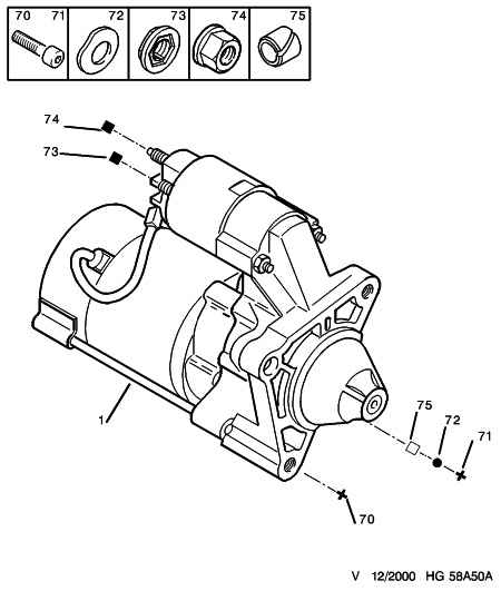 Suzuki 5802 M3 - Käynnistinmoottori parts5.com