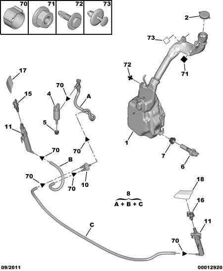 CITROËN 6434 77 - Ajovalojenpesu-pumppu parts5.com