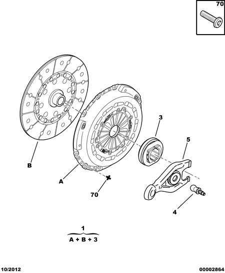 PEUGEOT 2041.72 - Cojinete de desembrague parts5.com