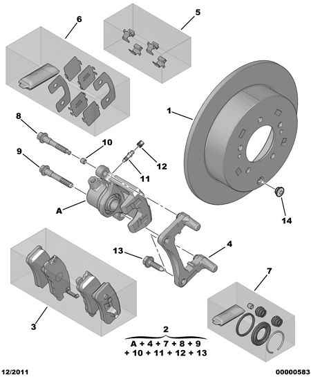 Alfa Romeo 4253.90 - Комплект спирачно феродо, дискови спирачки parts5.com