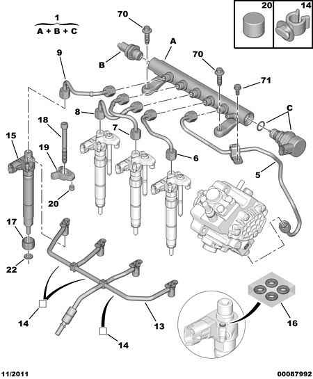 CITROËN 1981 43 - Junta anular, cavidad inyector parts5.com