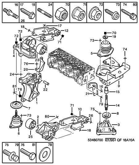 PEUGEOT 1806 17 - Ulożenie motora parts5.com