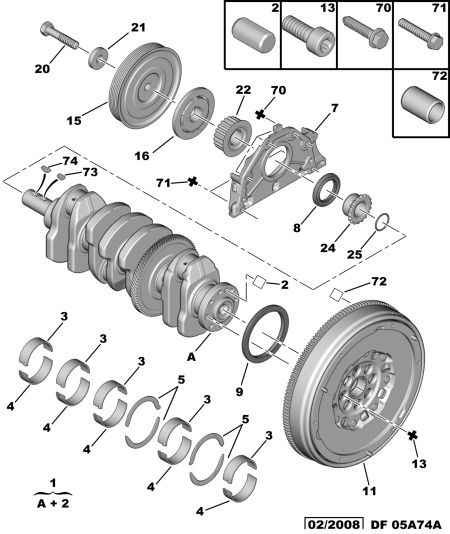 CITROËN 0513 A9 - Οδοντοτροχός,άξονας διανομέα parts5.com