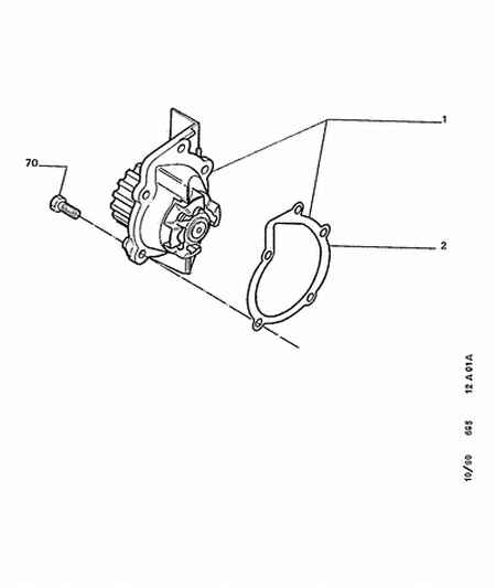 Opel 1201 91 - Pompa wodna parts5.com