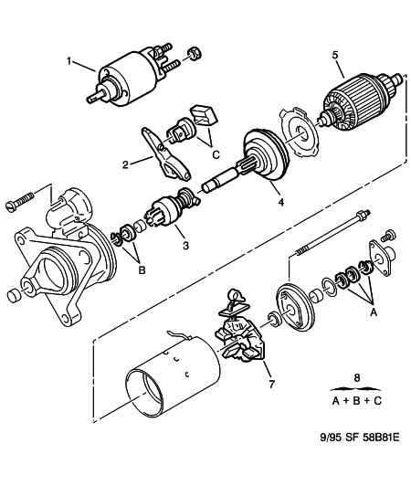 PEUGEOT 5835 A4 - Ritzel, Starter parts5.com