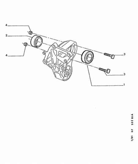 PEUGEOT (DF-PSA) 3247 03 - Suport, ax cardanic parts5.com