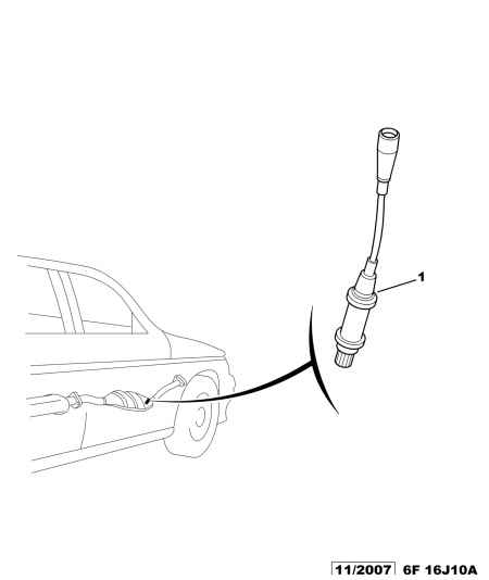 CITROËN/PEUGEOT 1628 R9 - Sonda Lambda parts5.com