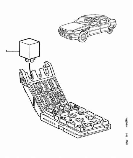 CITROËN 6323 24 - Centrale clignotante parts5.com