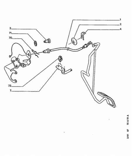 CITROËN 1629 F8 - Linka gazu parts5.com