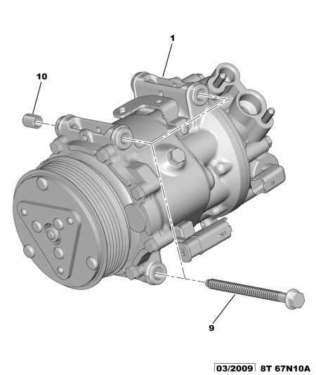 CITROËN 6453.ZS - Compresor, aire acondicionado parts5.com