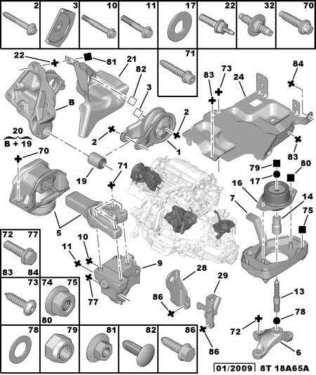 PEUGEOT 1806 H0 - Suport motor parts5.com