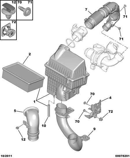 CITROËN 1444 TE - Filtr powietrza parts5.com