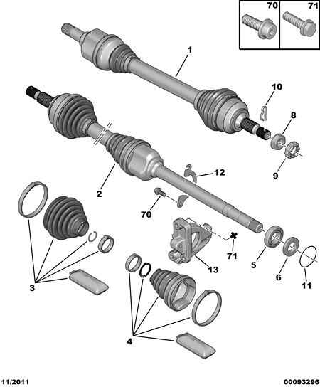 CITROËN 3287.A4 - Burduf cauciuc, articulatie planetara parts5.com