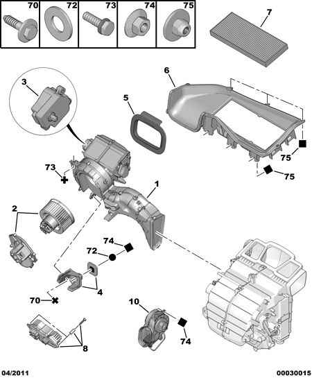 CITROËN 6447 LY - Filtro, aire habitáculo parts5.com