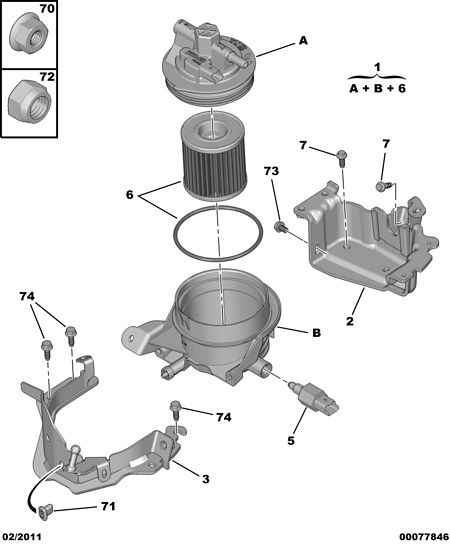 PEUGEOT 1906 89 - Filtro combustible parts5.com