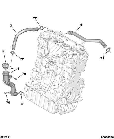 CITROËN 1180.P2 - Tapa, tubuladura de relleno de aceite parts5.com