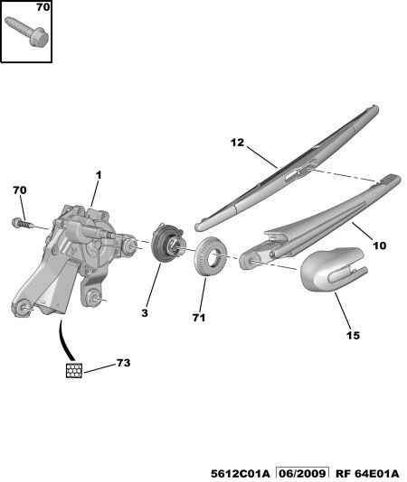 PEUGEOT (DF-PSA) 6429 AX - Metlica brisača parts5.com