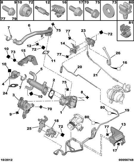 PEUGEOT 1618.S8 - AGR-szelep parts5.com