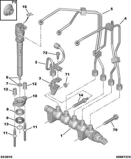 PEUGEOT (DF-PSA) 1981.85 - Scut protectie termica, inst. injectie parts5.com