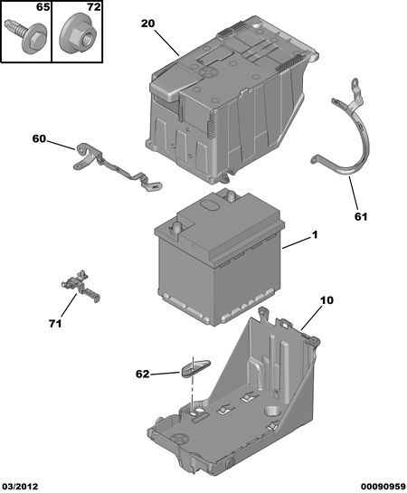 CITROËN 5600 VG - Käynnistysakku parts5.com