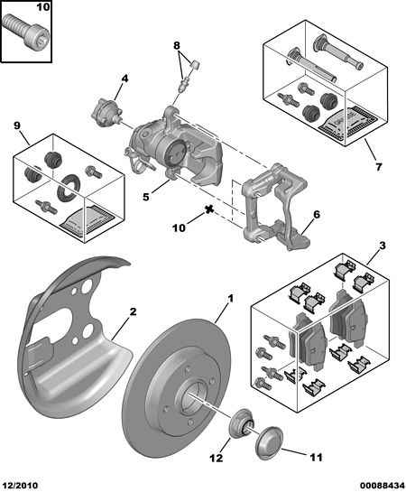 CITROËN 4253 40 - Brake Pad Set, disc brake parts5.com