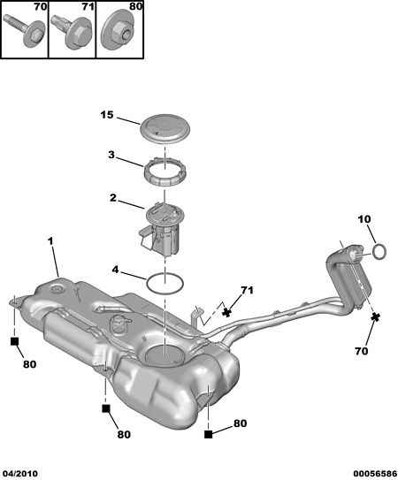 PEUGEOT 1525 QE - Sensor, nivel de combustible parts5.com